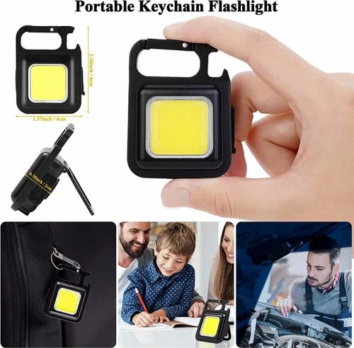 Multifunctional Keychain Mini LED Light with Magnet / Pocket Emergency Light